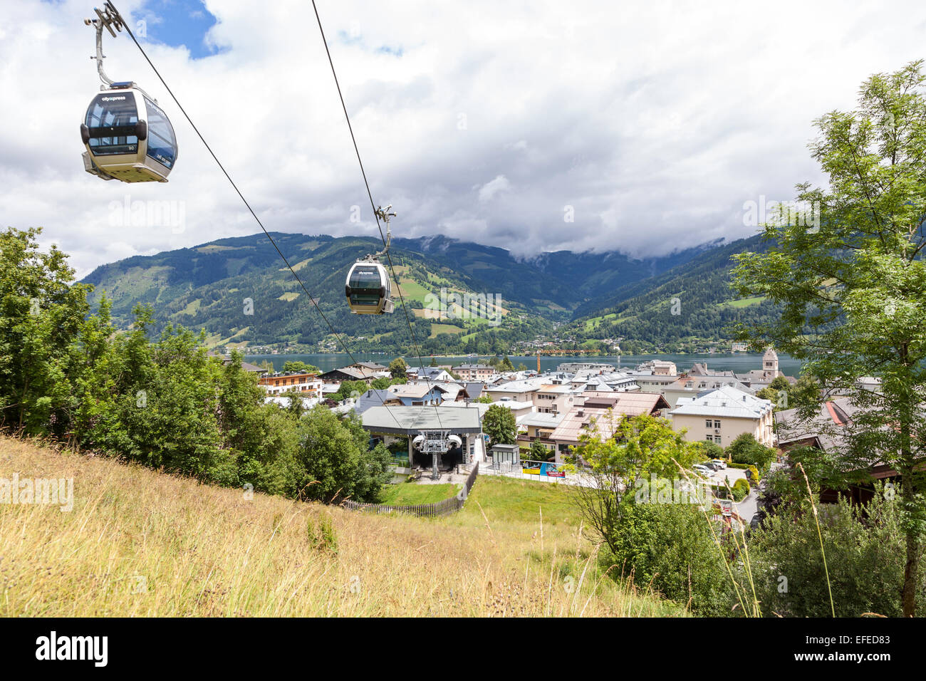 Zell am see summer lake hires stock photography and images Alamy
