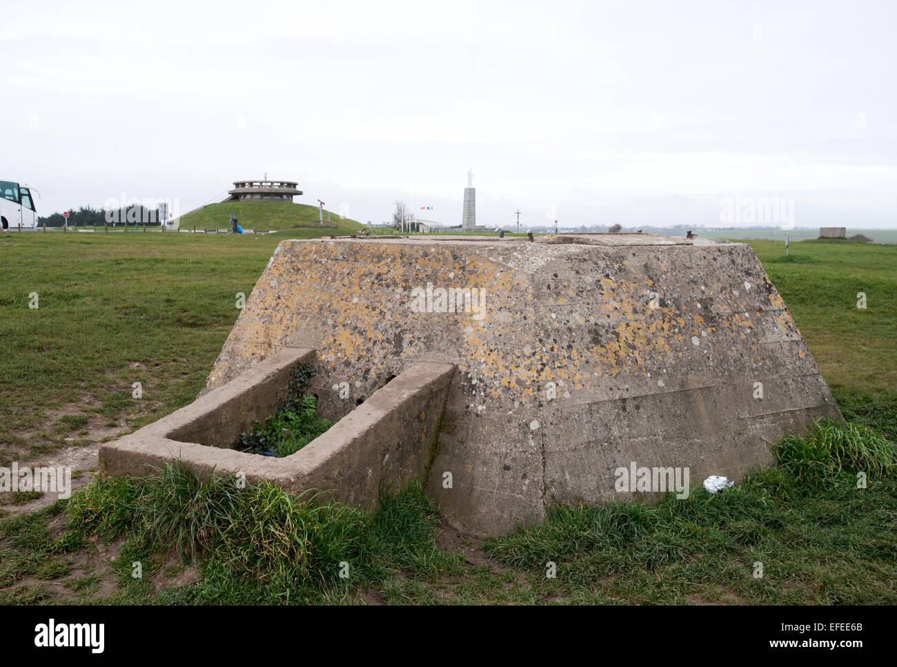 German Gun Defenses On The Normandy Beach Defenses Damaged