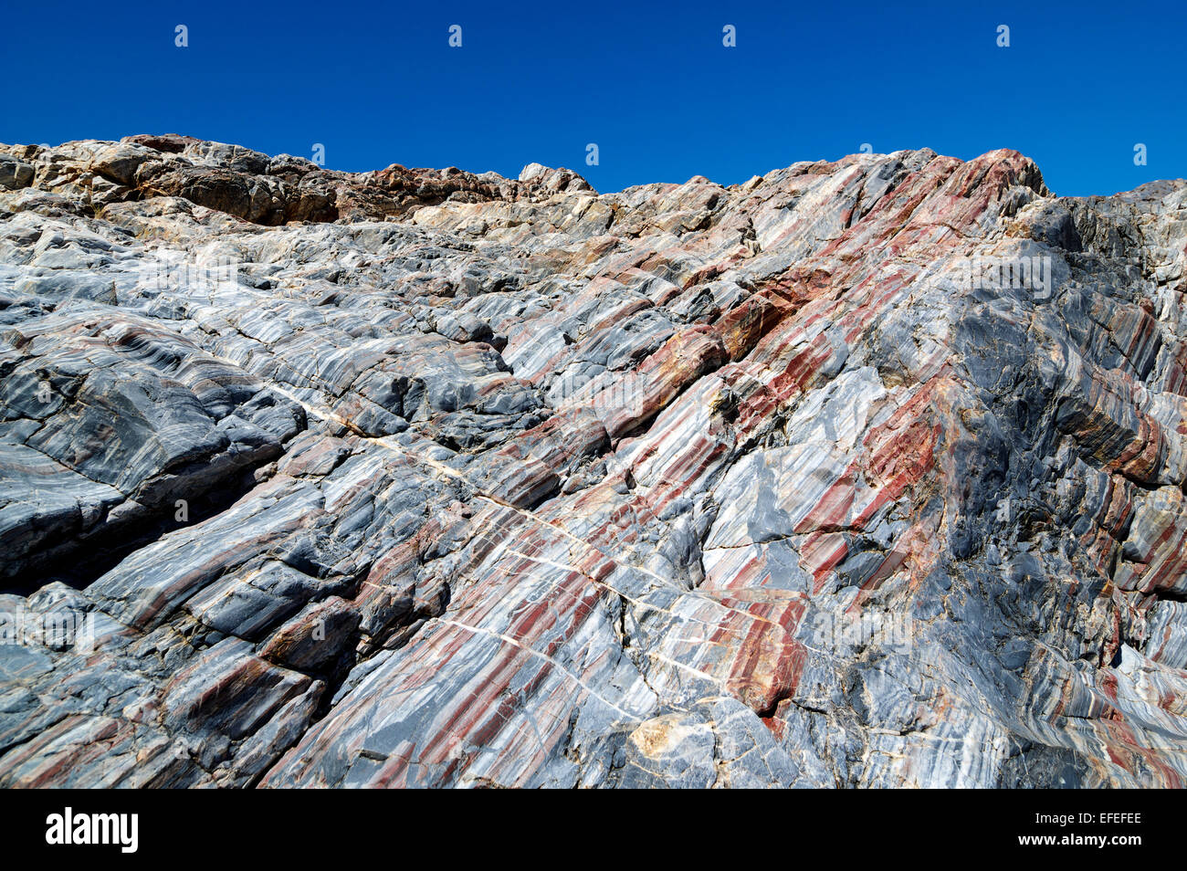 An outcrop of jasper at Marble Bar, Western Australia Stock Photo