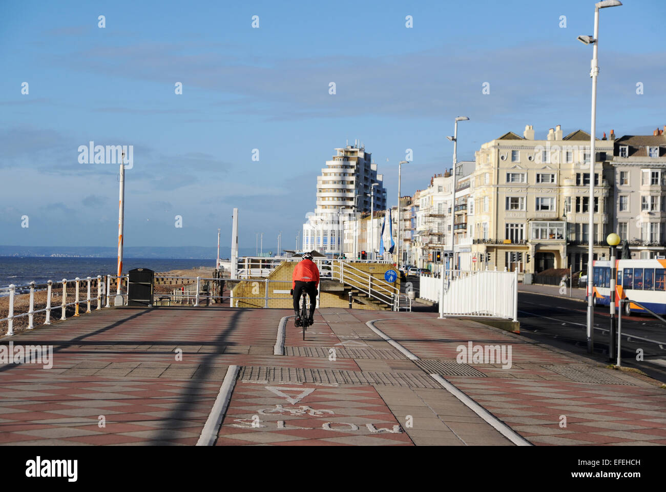 Hastings st leonards seafront england hi-res stock photography and images