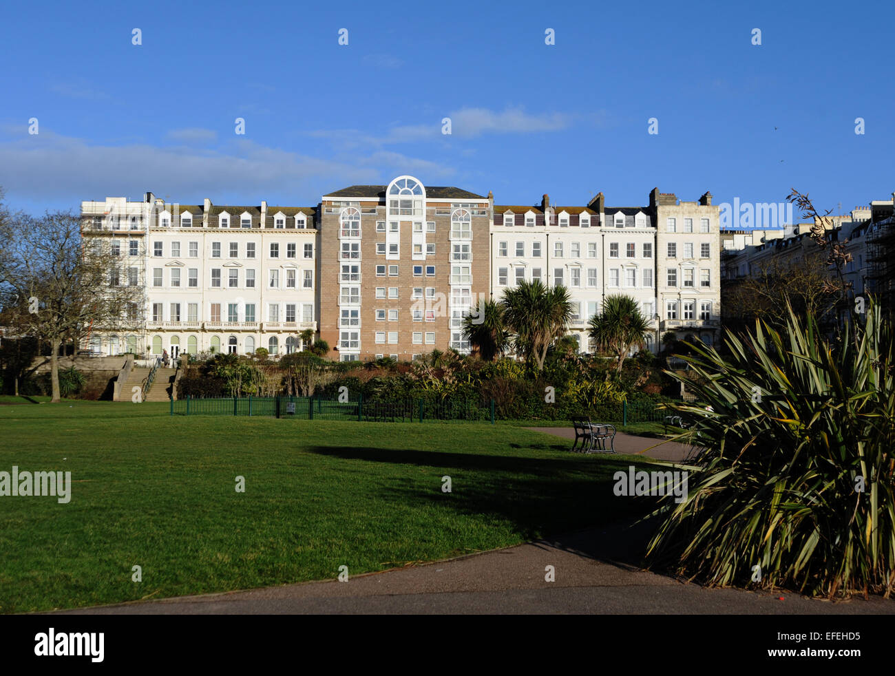 Hastings and St Leonards East Sussex UK Warrior Square and Gardens