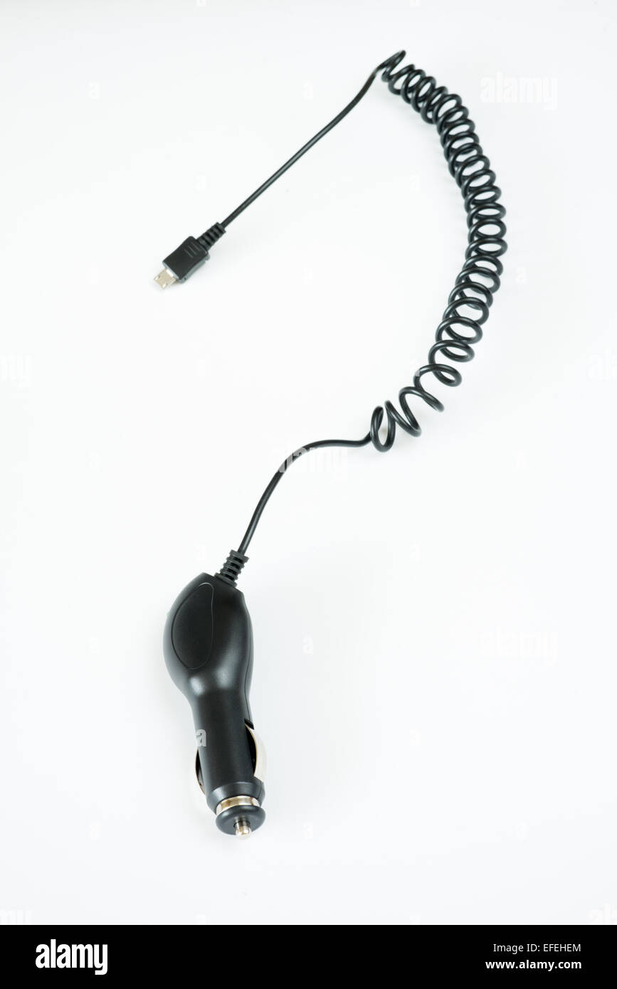 car USB cable Stock Photo Alamy