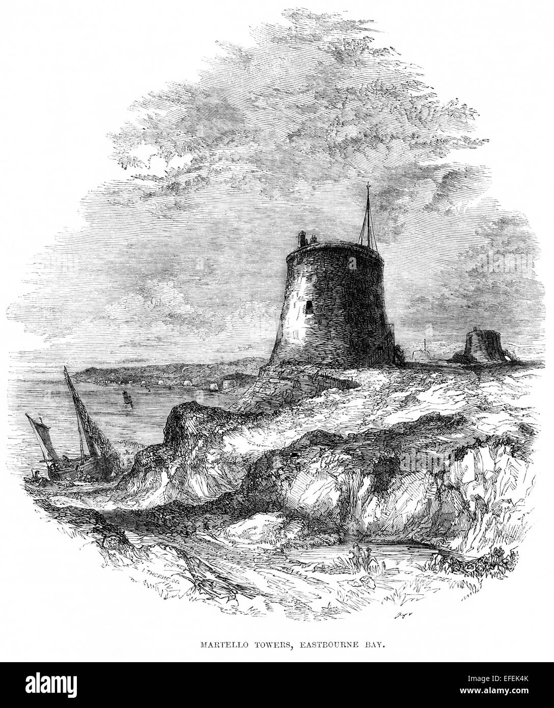 Martello tower eastbourne Cut Out Stock Images & Pictures Alamy