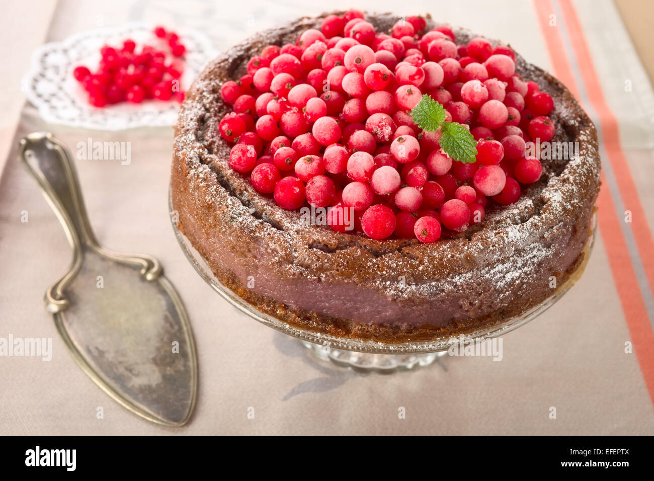 Red fruit cake hi-res stock photography and images - Alamy