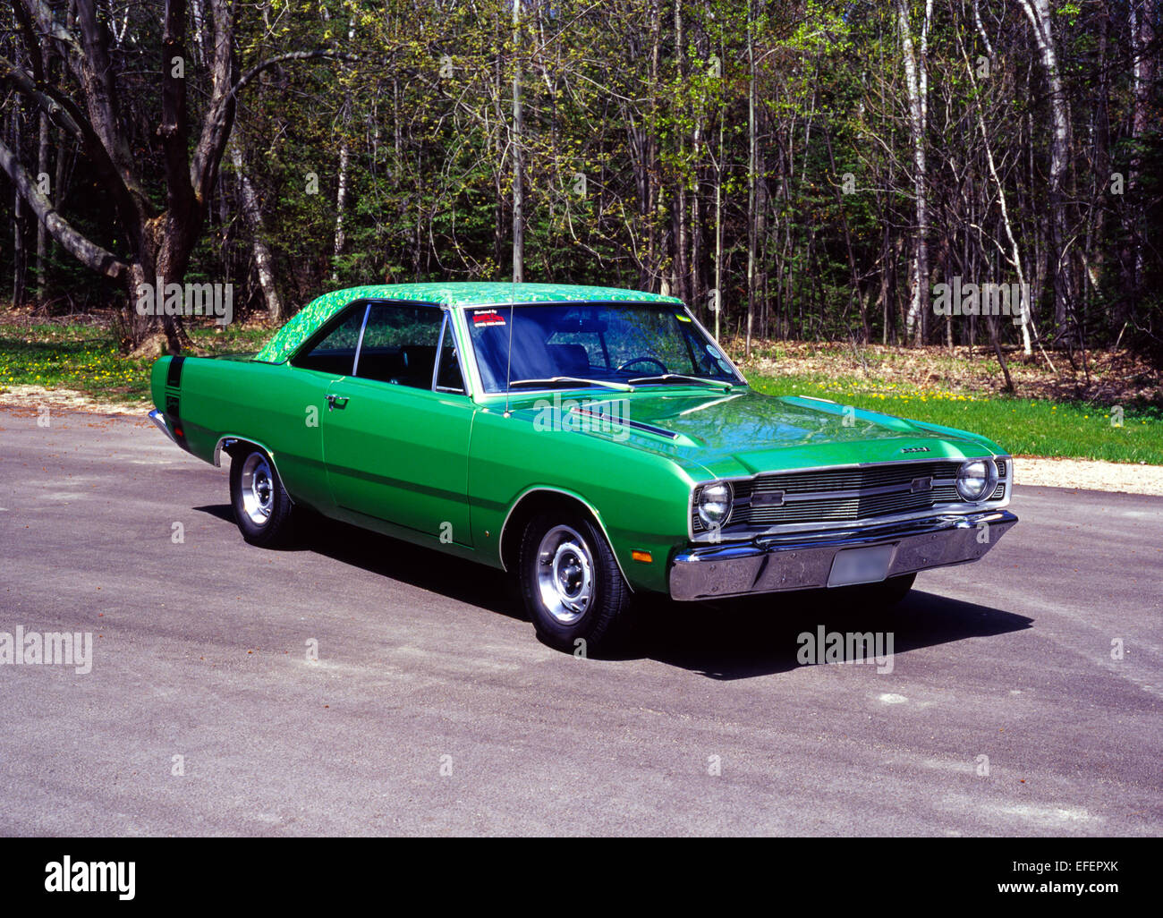 1969 Dodge Dart Swinger with Mod Top option Stock Photo