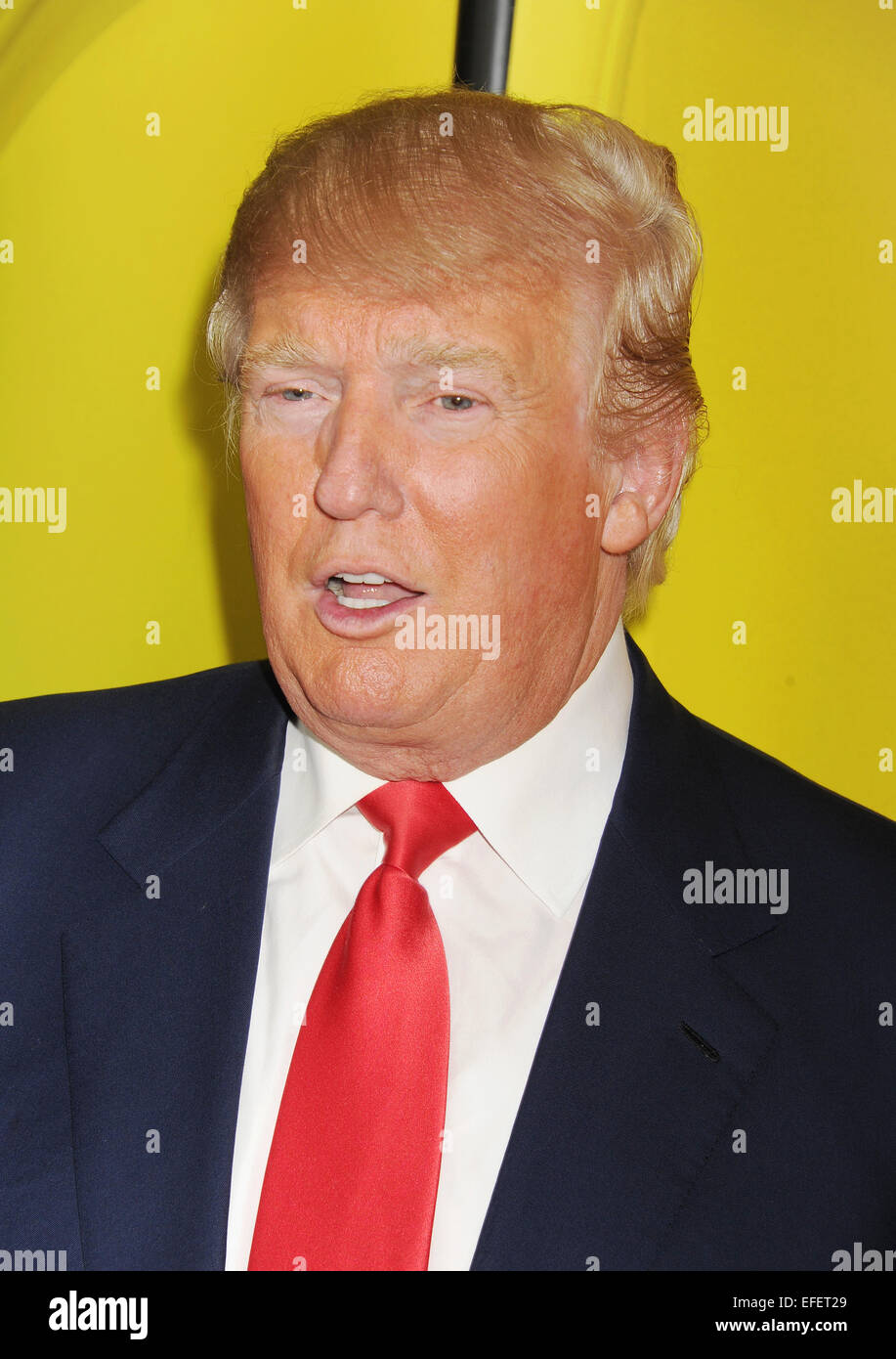 DONALD TRUMP   US businessman in January 2015. Photo Jeffrey Mayer Stock Photo