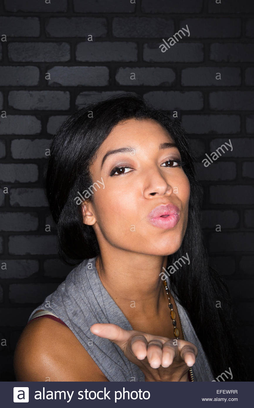 Blowing kiss hires stock photography and images Alamy