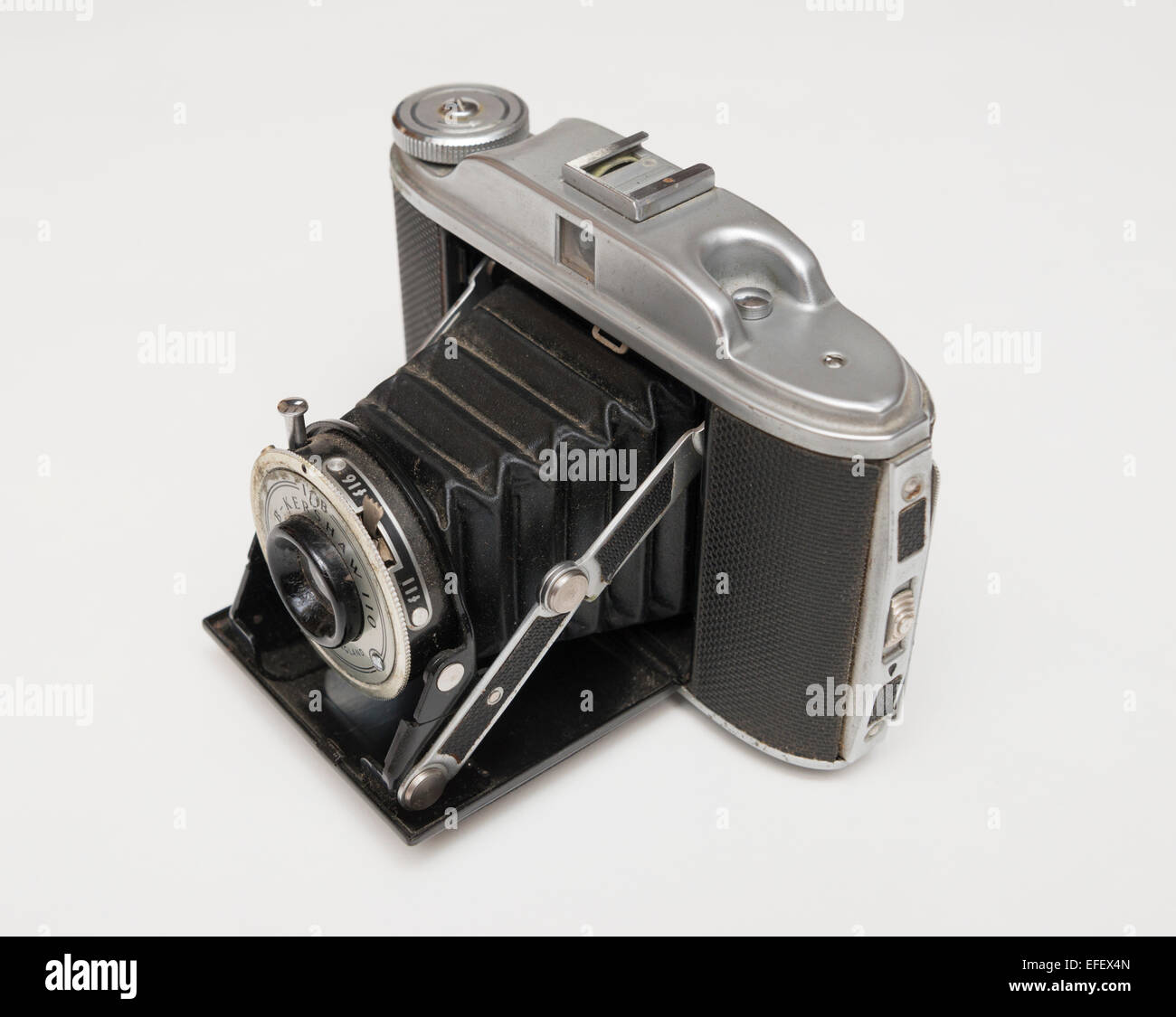 Kershaw 110 folding camera, first made in 1954 by G B Kershaw of Leeds in England. Stock Photo