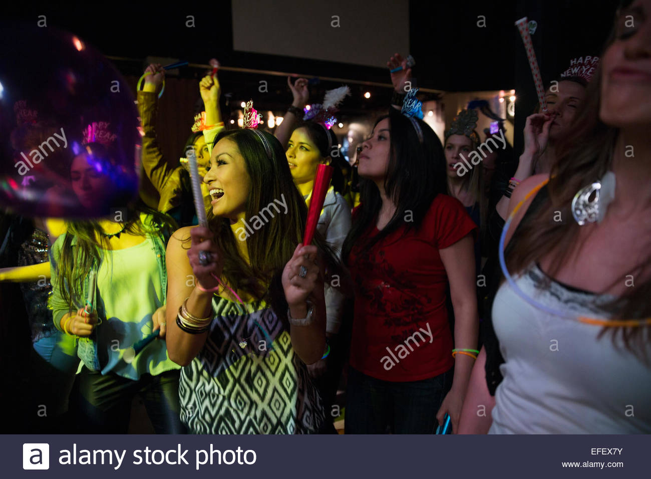 The crowd enjoying the music hi-res stock photography and images - Alamy