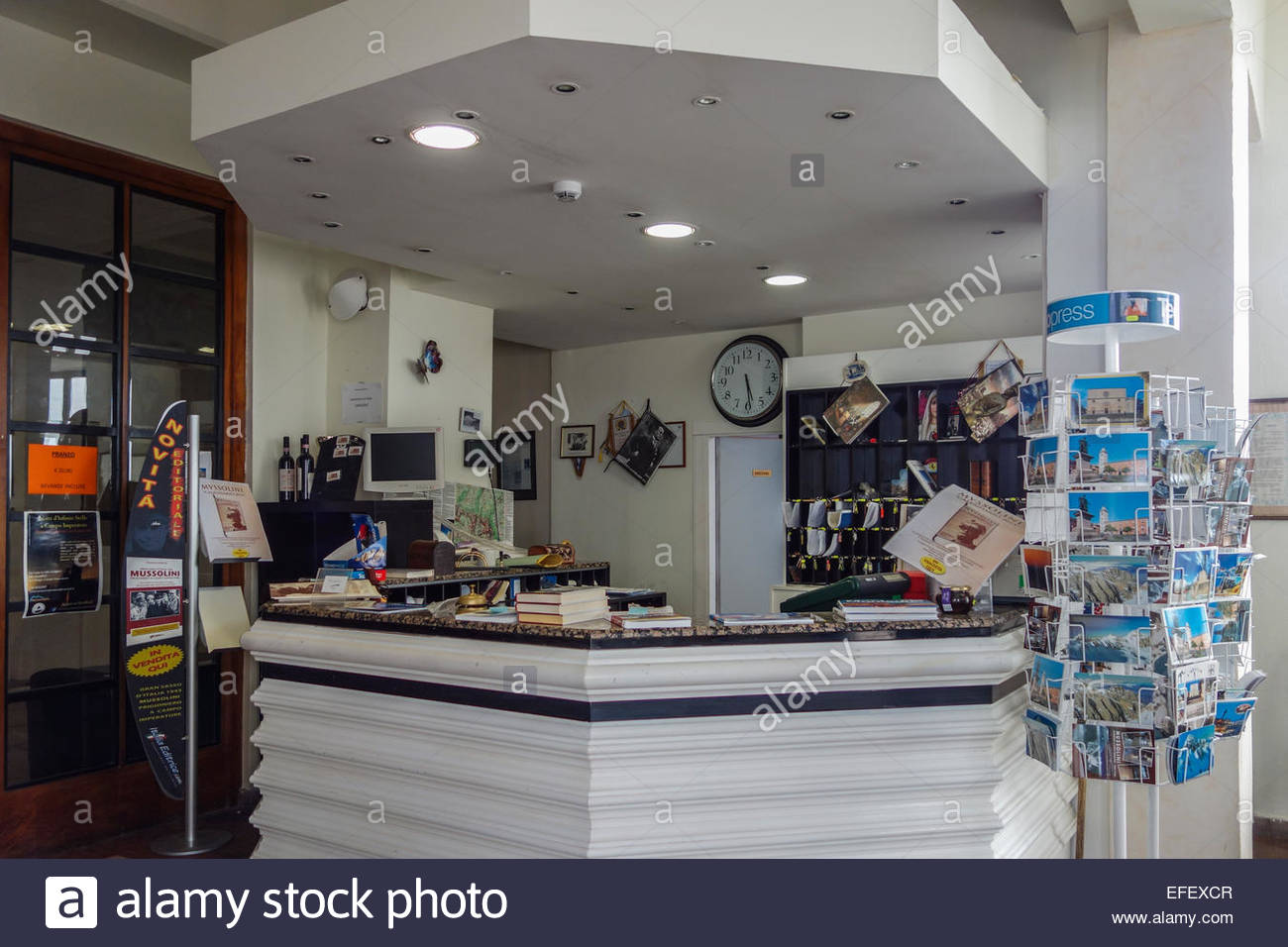 The Reception Desk At The Hotel Imperatore In The Gran Sasso - 