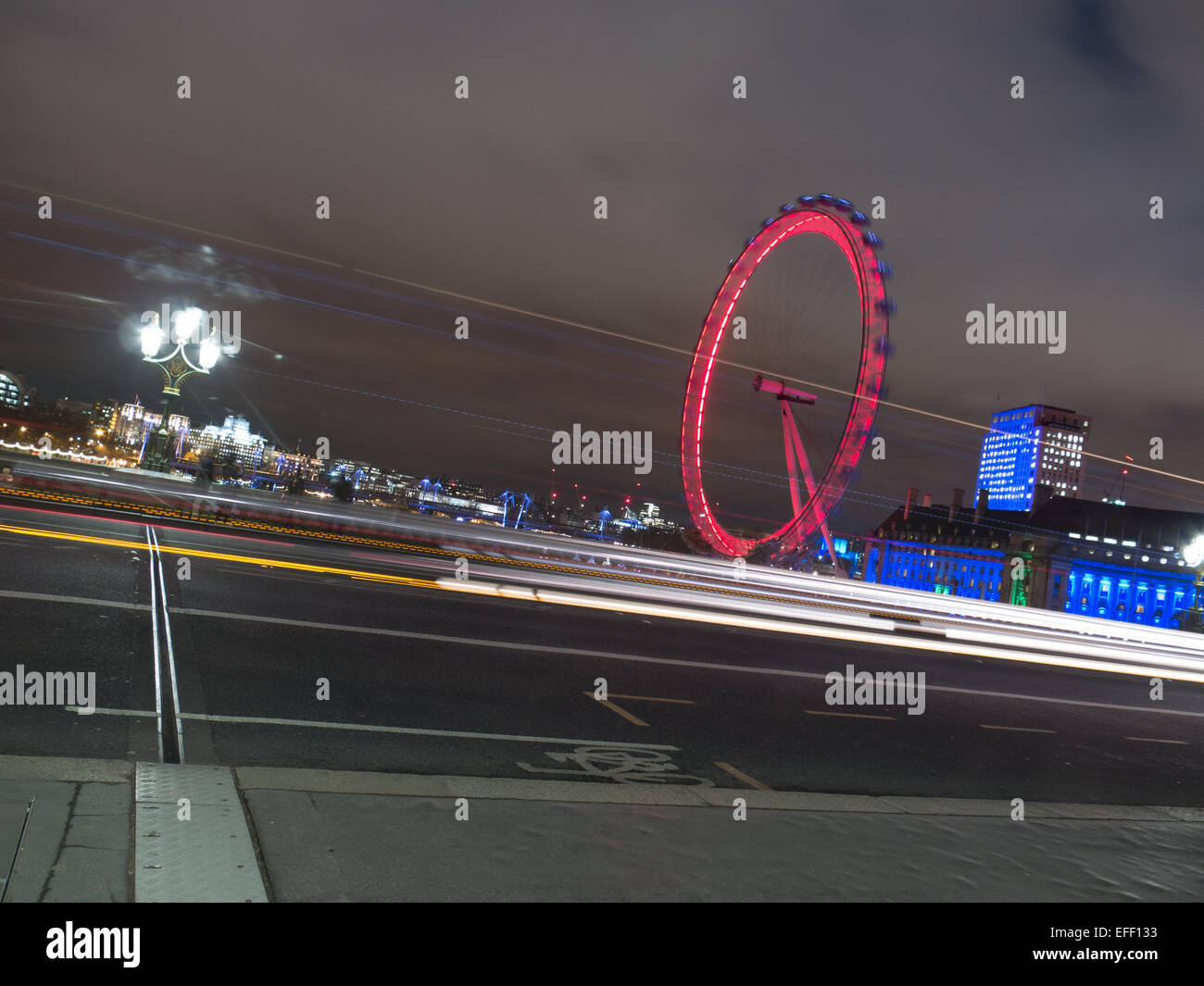 London traffic trail hi-res stock photography and images - Alamy