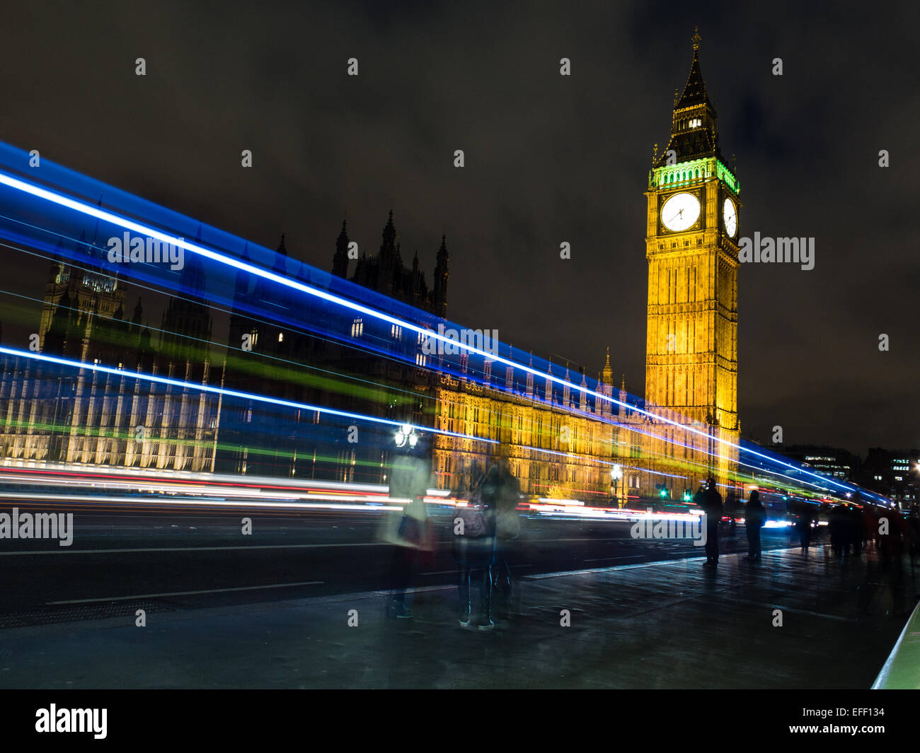 London traffic trail hi-res stock photography and images - Alamy