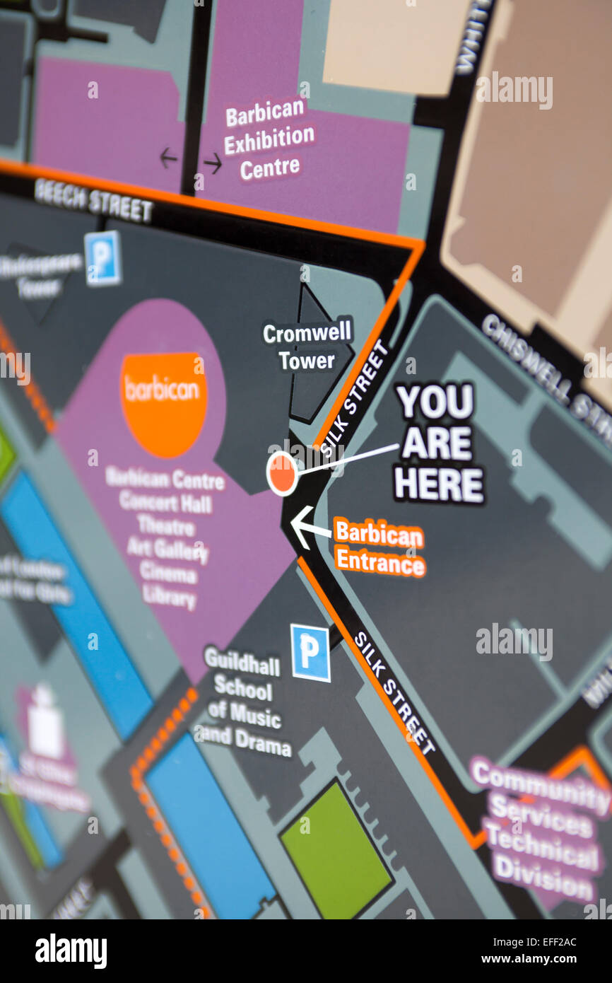 Barbican Centre Map EFF2AC 