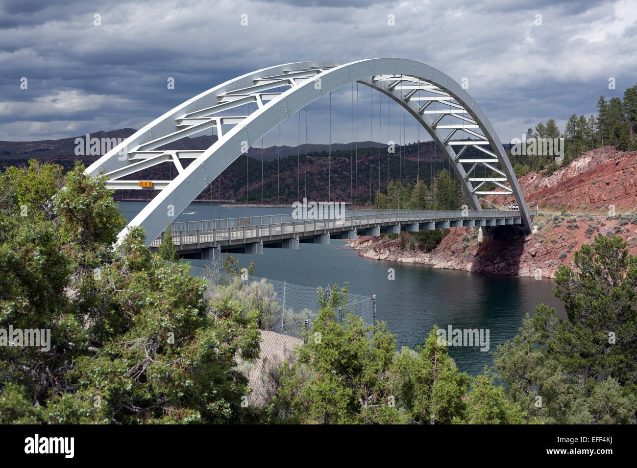 Flaming gorge bridge hi-res stock photography and images - Alamy