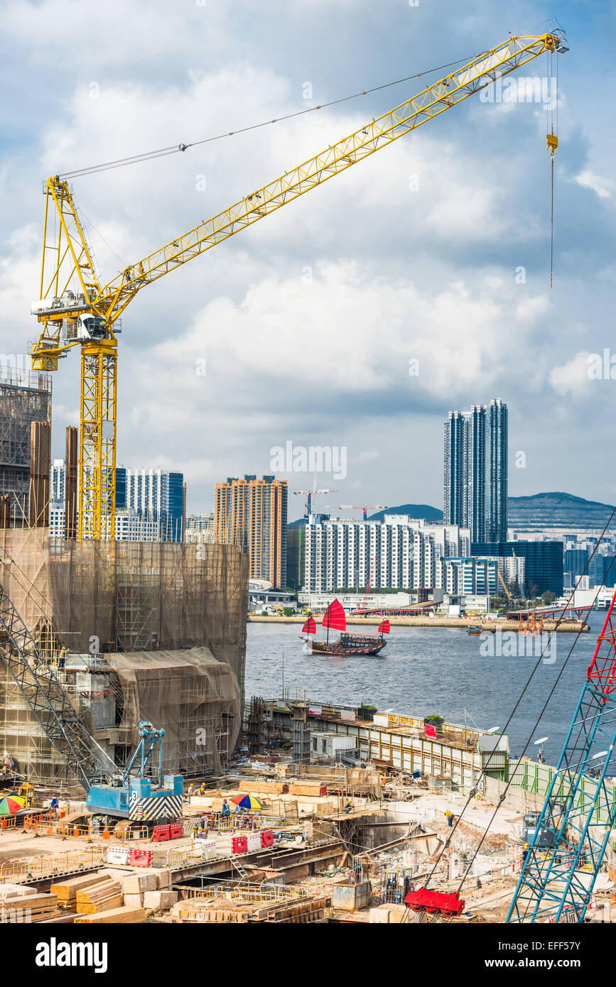 Kowloon skyline and waterfront in Hong Kong Stock Photo - Alamy