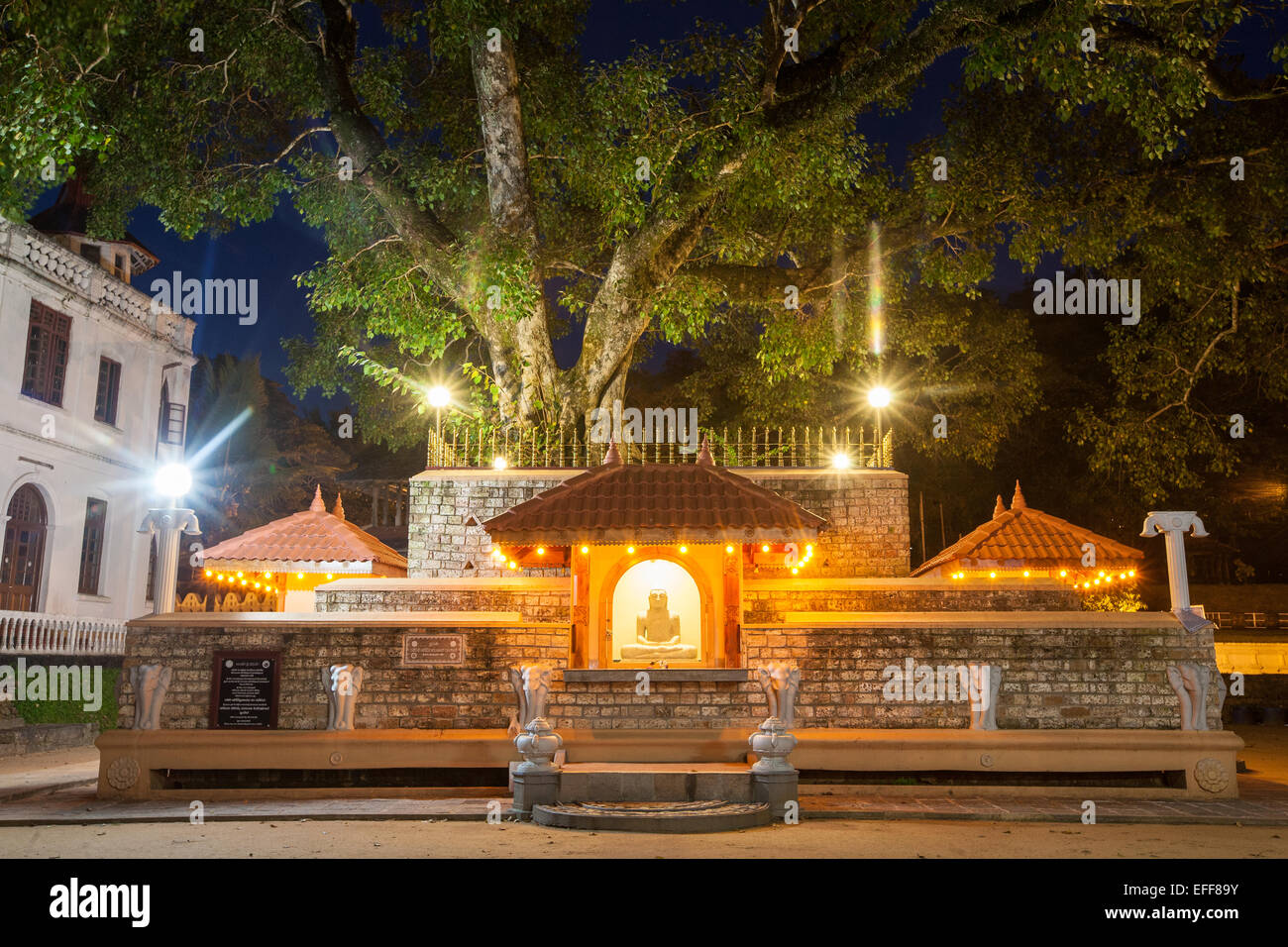 At Temple of the Sacred Tooth Relic (Temple of the Tooth),Sri Dalada Maligawa, Buddhist shrine