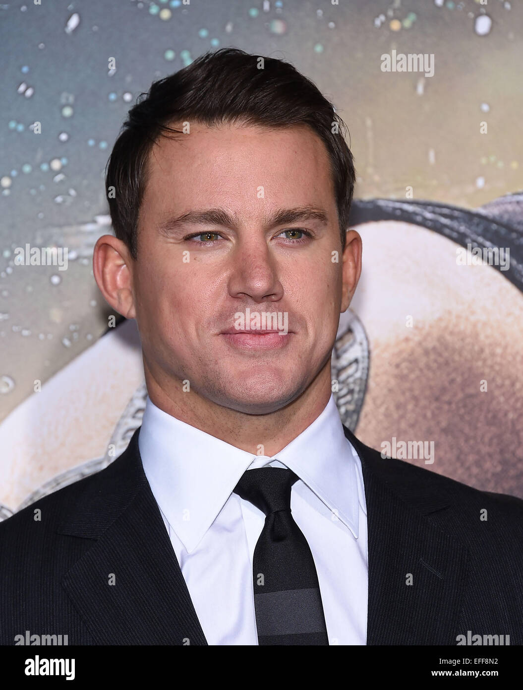 Hollywood, California, USA. 2nd Feb, 2015. Channing Tatum arrives for the premiere of the film 'Jupiter Ascending' at the Chinese theater. Credit:  Lisa O'Connor/ZUMA Wire/Alamy Live News Stock Photo