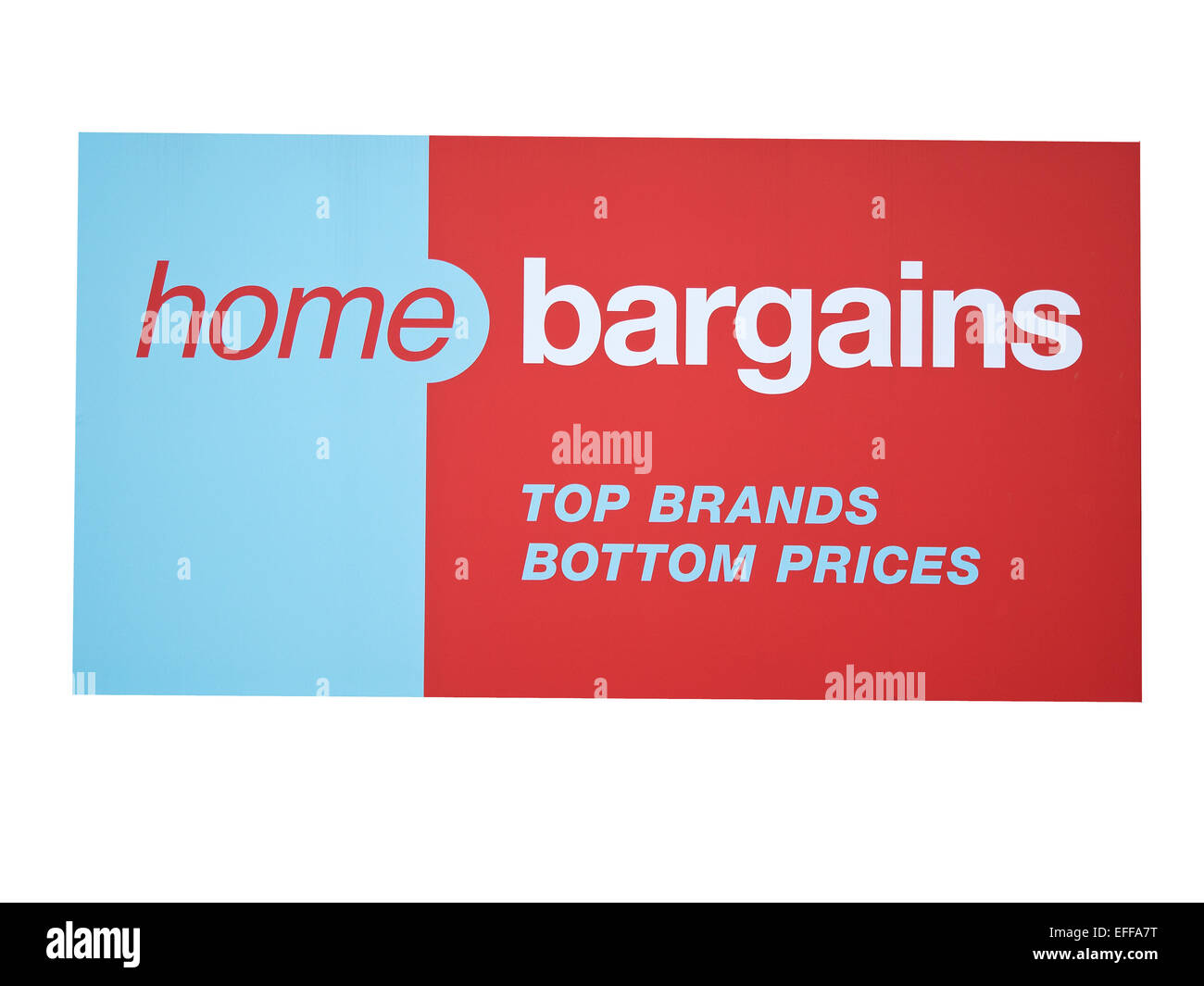 home bargains sign UK Stock Photo