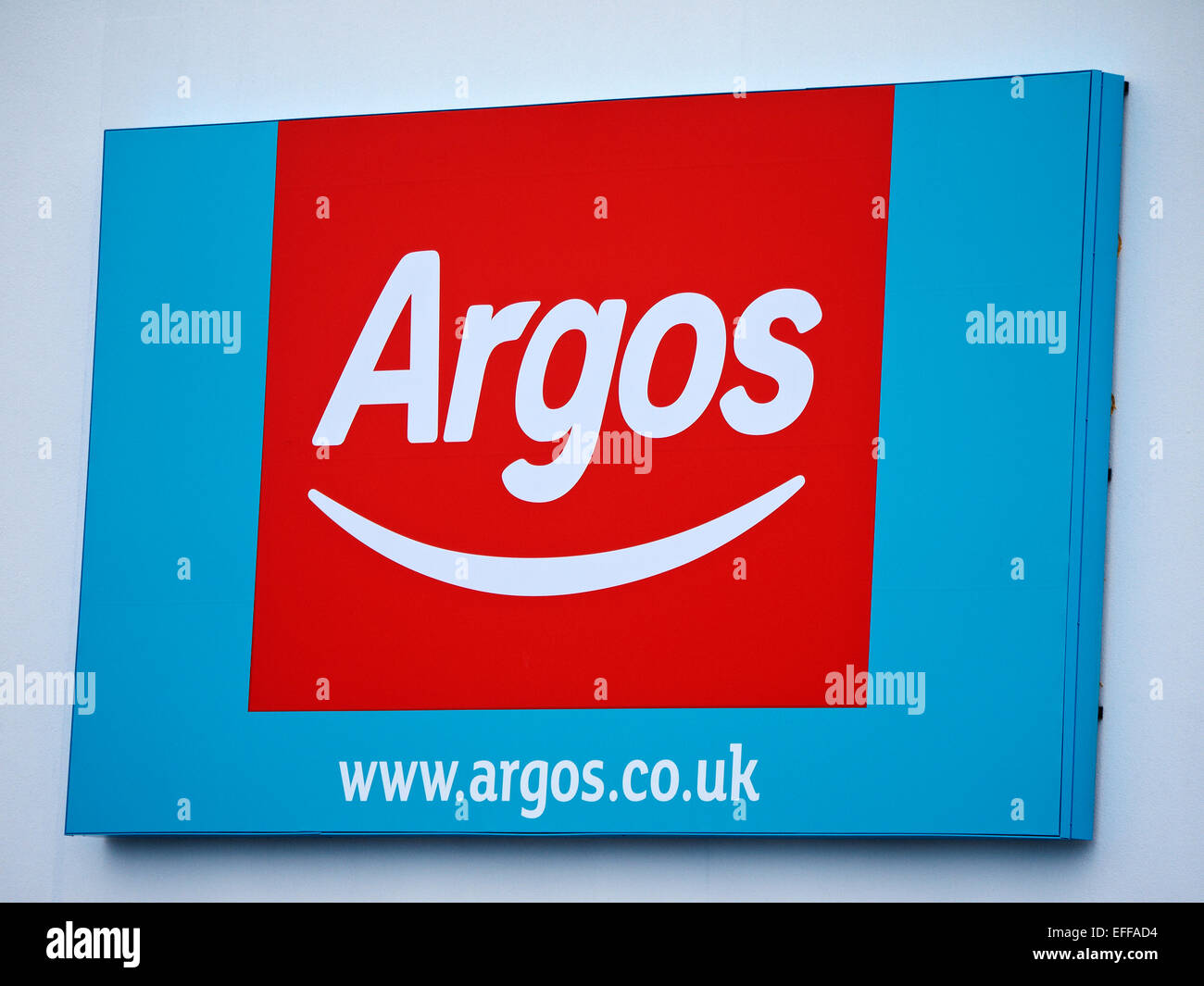 Argos sign UK Stock Photo