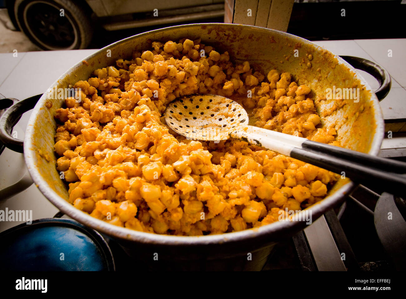 Mote pillo hominy traditional ecuadorian food Stock Photo Alamy