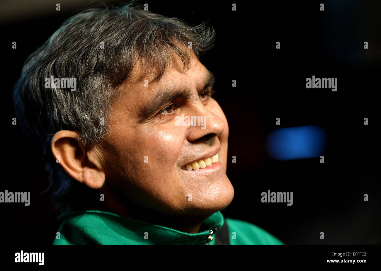 Prague, Czech Republic. 03rd Feb, 2015. Bartolomej Pesta, the patient who received a new stomach, pancreas, spleen, liver and small intestine in the unique multiple-organ operation transplantion last December, attends a news conference in IKEM, Prague, Czech Republic, on Tuesday, February 3, 2015. The prestigious Prague-based Institute for Clinical and Experimental Medicine (IKEM) centre transplanted a record 484 organs and for the first time in the Czech Republic, also the small intestine, last year. Credit:  CTK/Alamy Live News Stock Photo