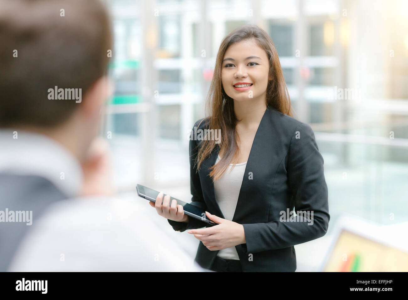 Portrait of a asian businesswoman Stock Photo