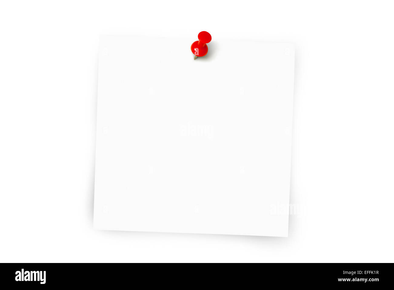 White note pad with copy space Stock Photo