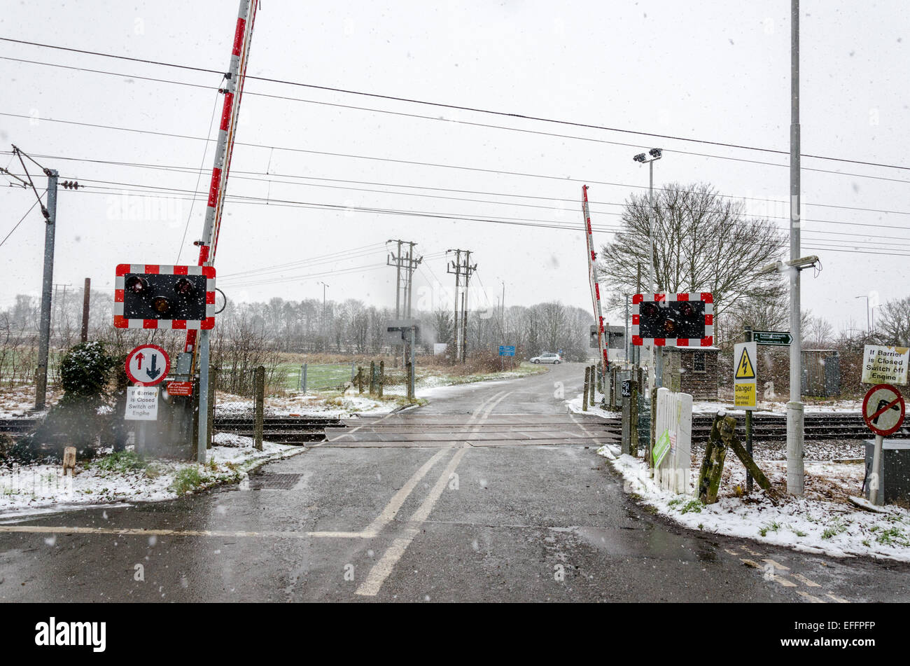 Sawston, Cambridge, UK. 3rd February 2015. UK Weather A northbound