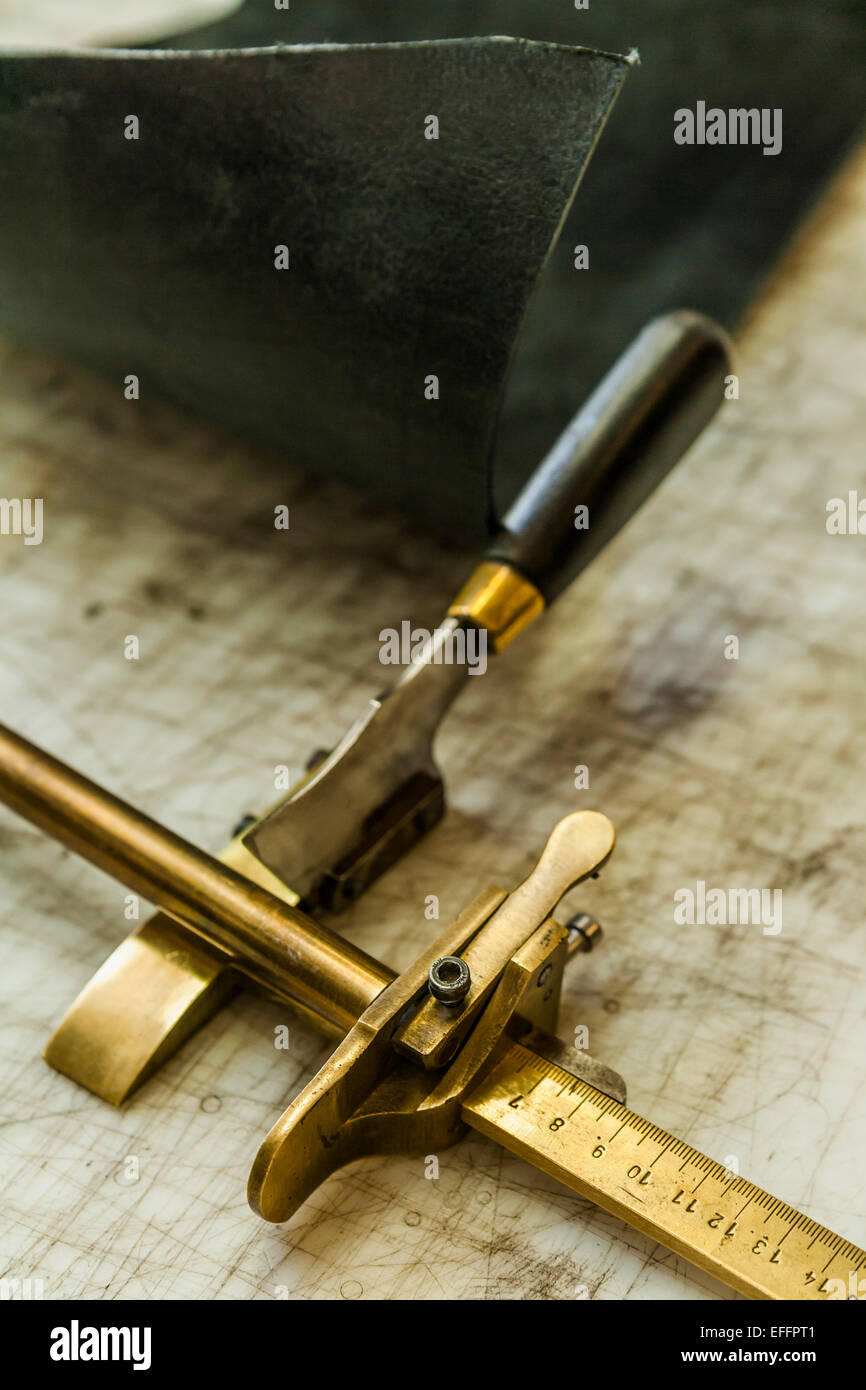 Leather strap cutter hires stock photography and images Alamy