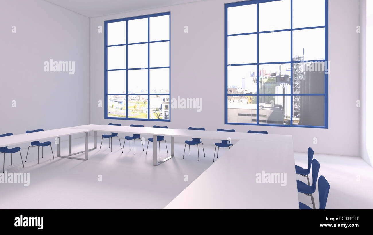 3d rendering empty meeting room hi-res stock photography and images - Alamy