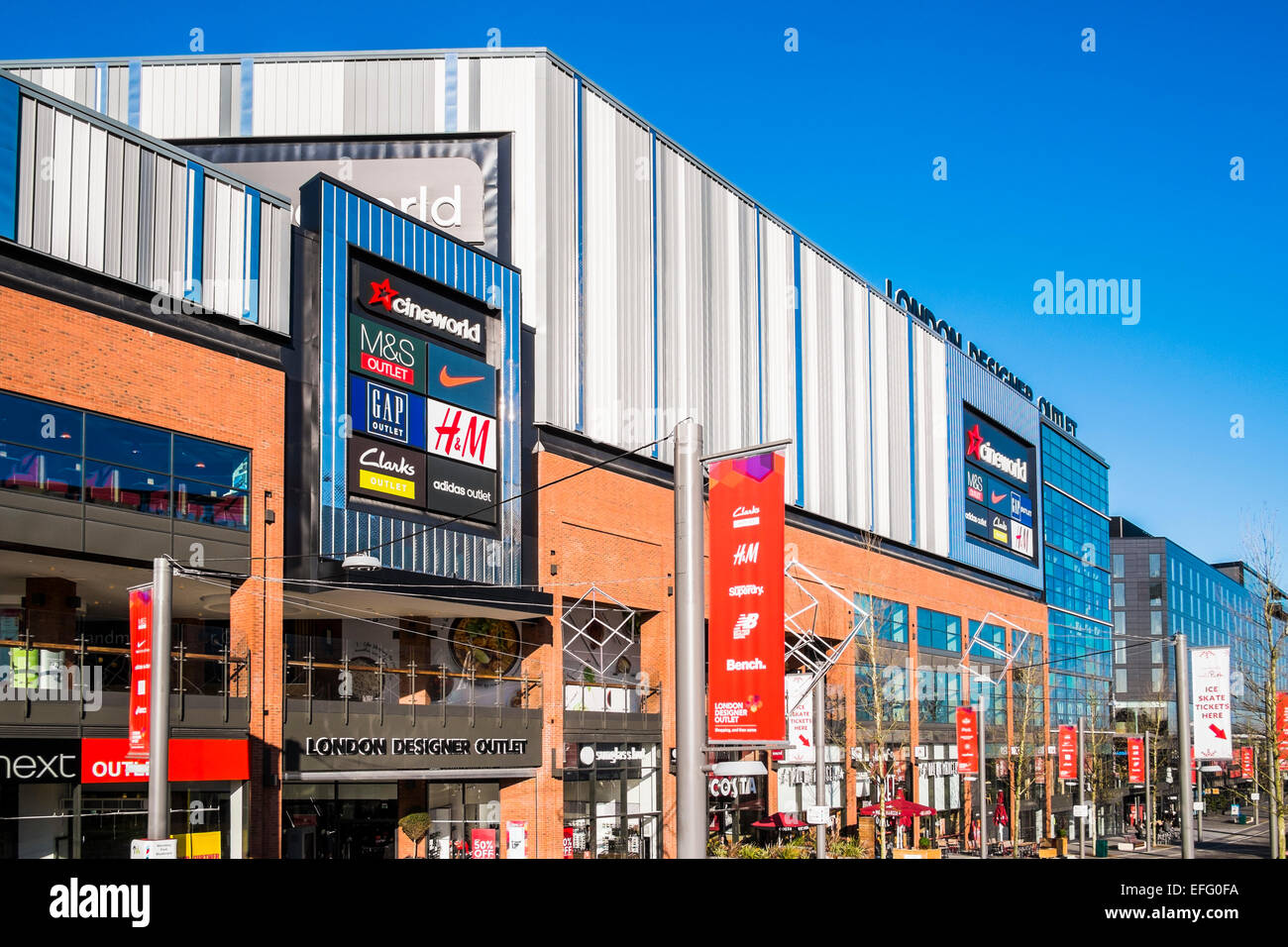 London Designer Outlet Shopping Centre Wembley Park - London Stock Photo -  Alamy