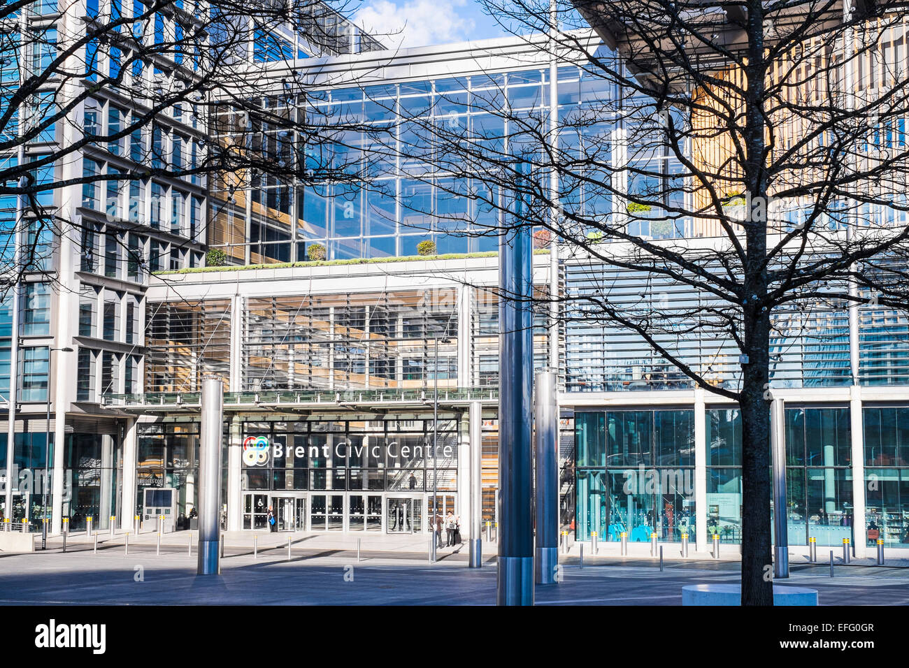 Brent Civic Centre Wembley Park London Stock Photo Alamy