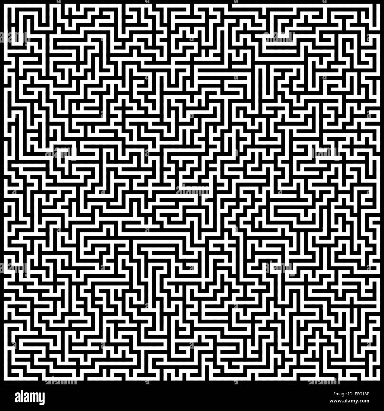 Black and white abstract artistic background maze Stock Photo - Alamy