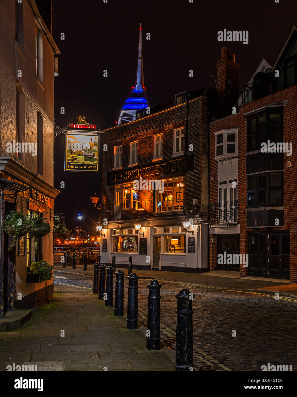 Old Portsmouth Street Stock Photo Alamy