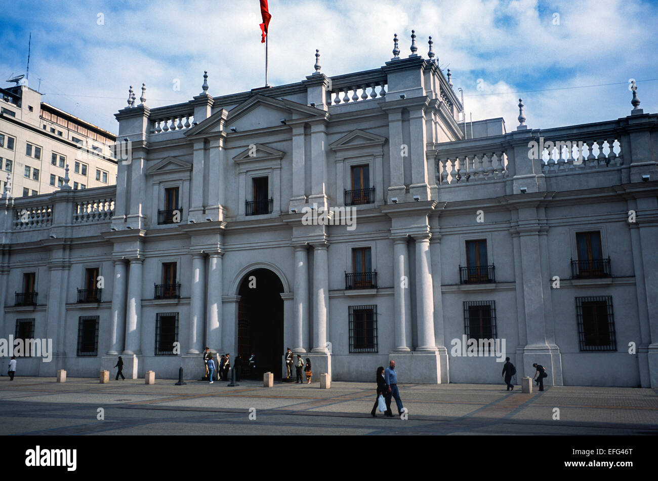 La Moneda, presidential palace. Santiago de Chile. Chile Stock Photo