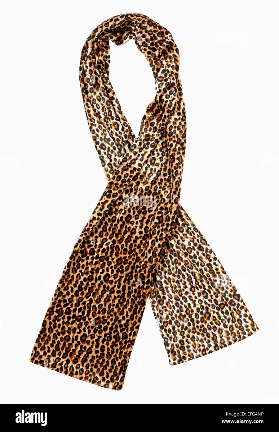 Leopard scarf Stock Photo