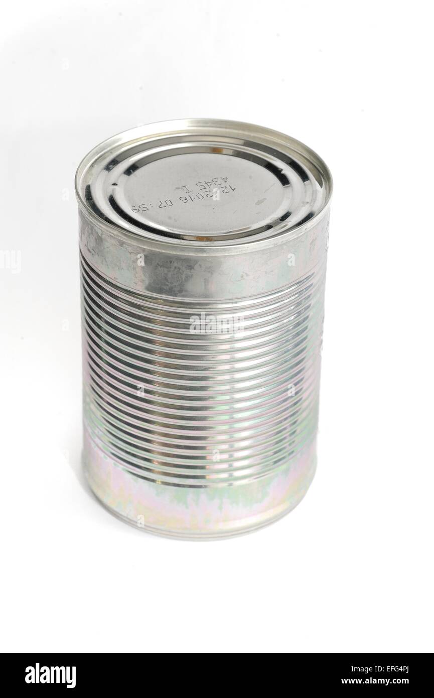 A tin can Stock Photo