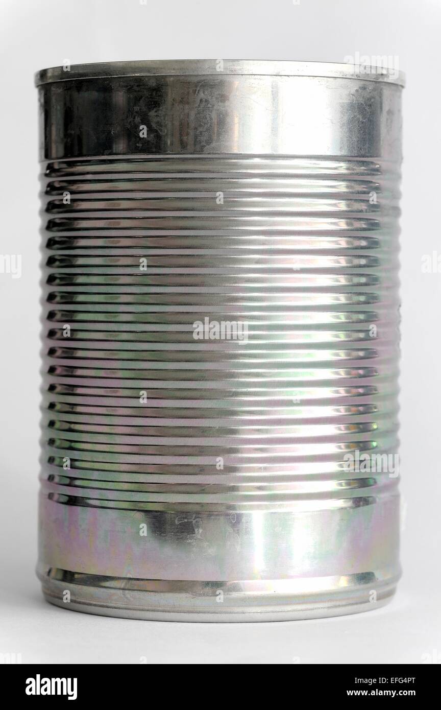 A tin can Stock Photo