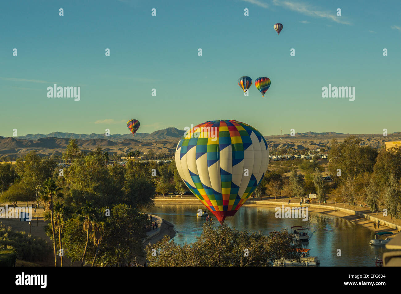 Balloon Festival in Arizona USA Stock Photo Alamy
