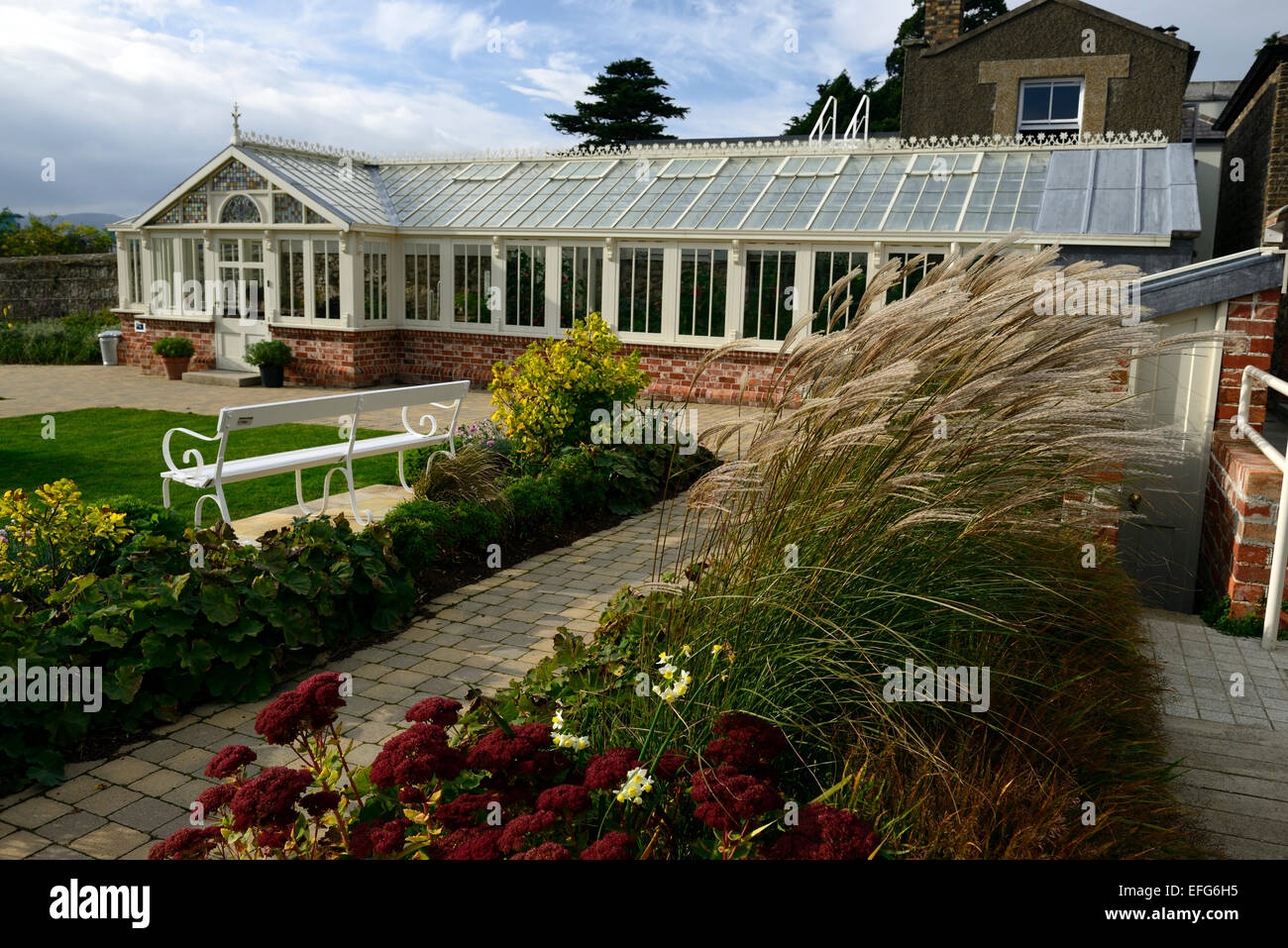 victorian green house greenhouse airfield house overend family dundrum ireland RM Floral Stock Photo