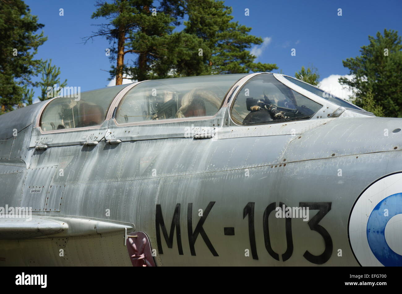 MiG-21, Finnish Airforce Stock Photo