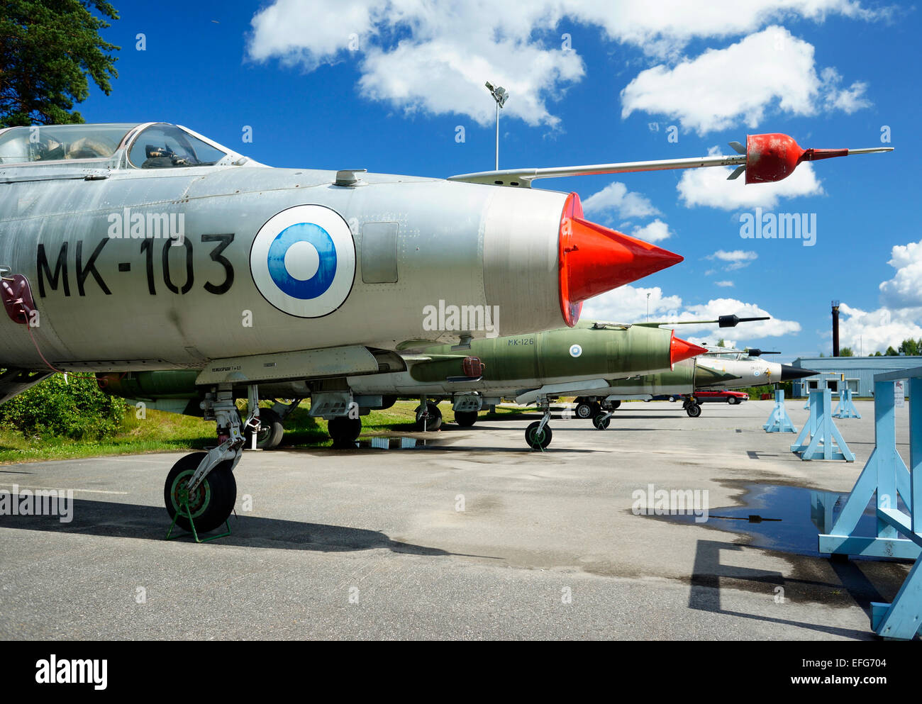 MiG-21, Finnish Airforce Stock Photo
