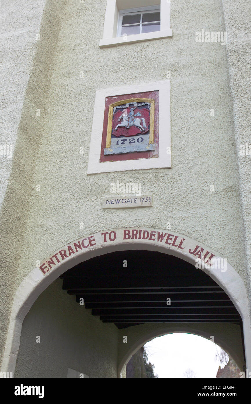 Entrance to Bridewell Jail , Jedburgh Stock Photo