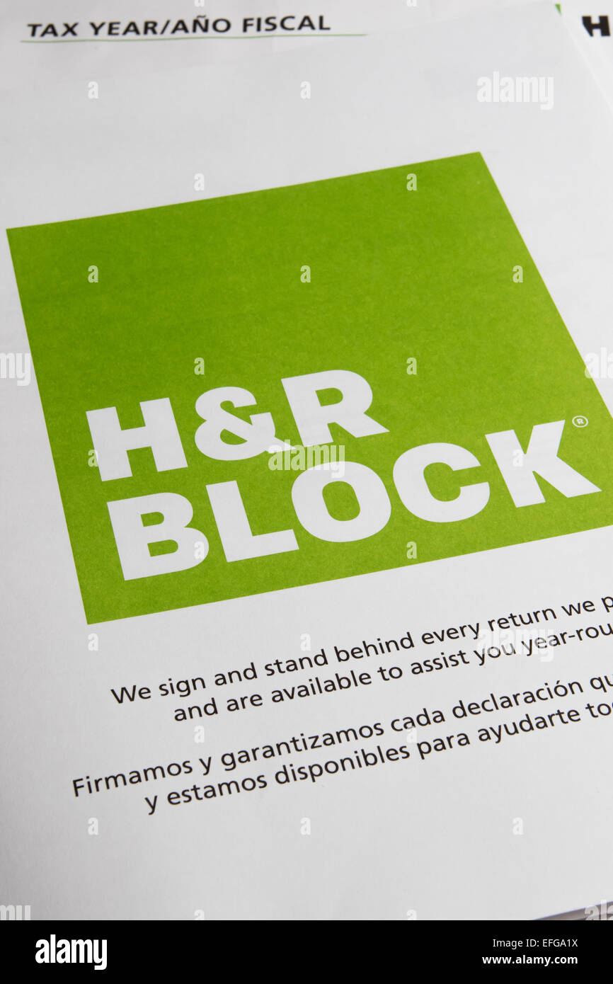 H & R Block is a tax preparation company in the United States Stock