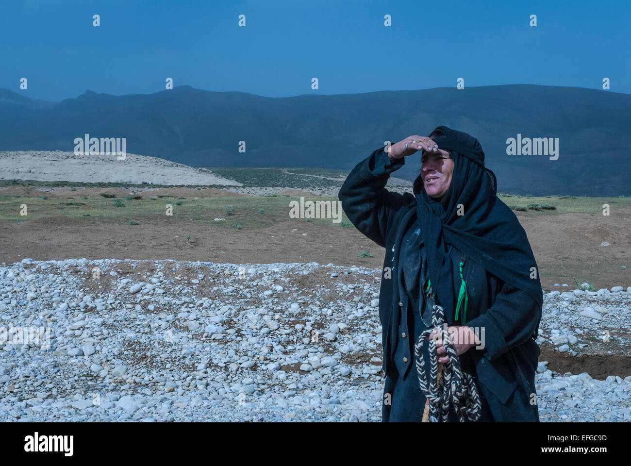 Makhtiari woman, Chaharmahal and Bakhtiari Province, Iran Stock Photo