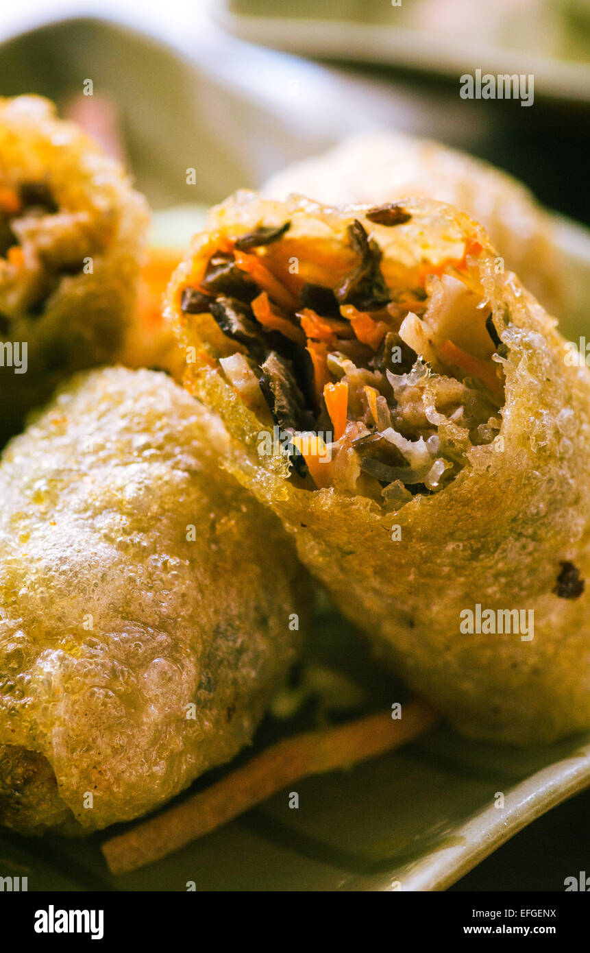 Deep fried vietnamese spring rolls, common vietnam food Stock Photo Alamy