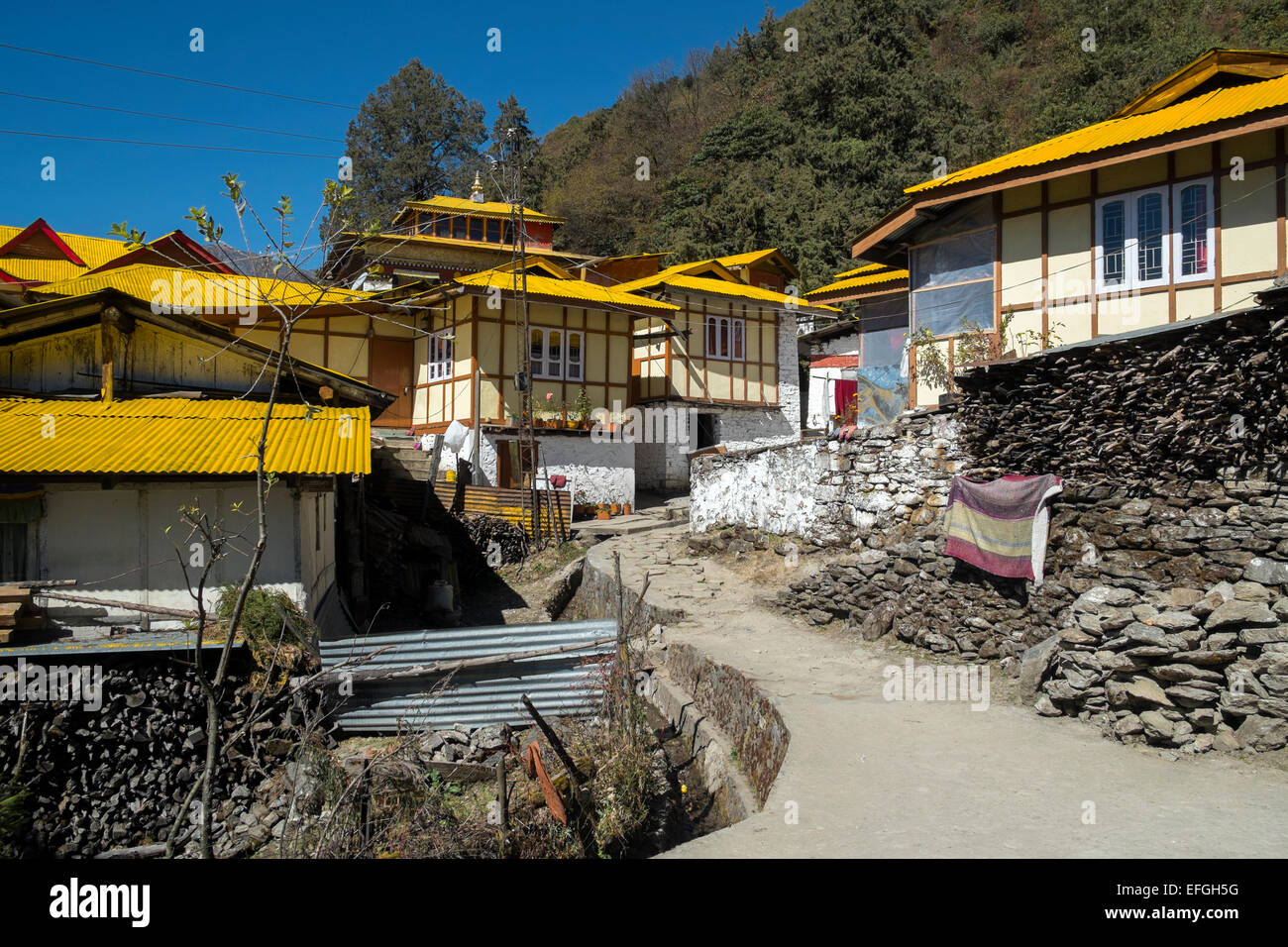 Houses, homes and living at Thukye Chueling Buddhist