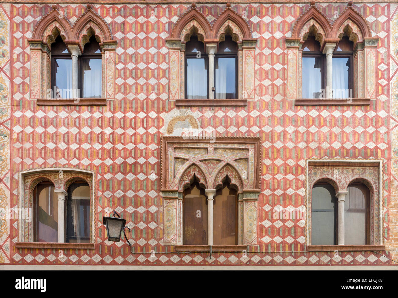 Town houses, historic centre, Pordenone, FriuliVenezia Giulia, Italy