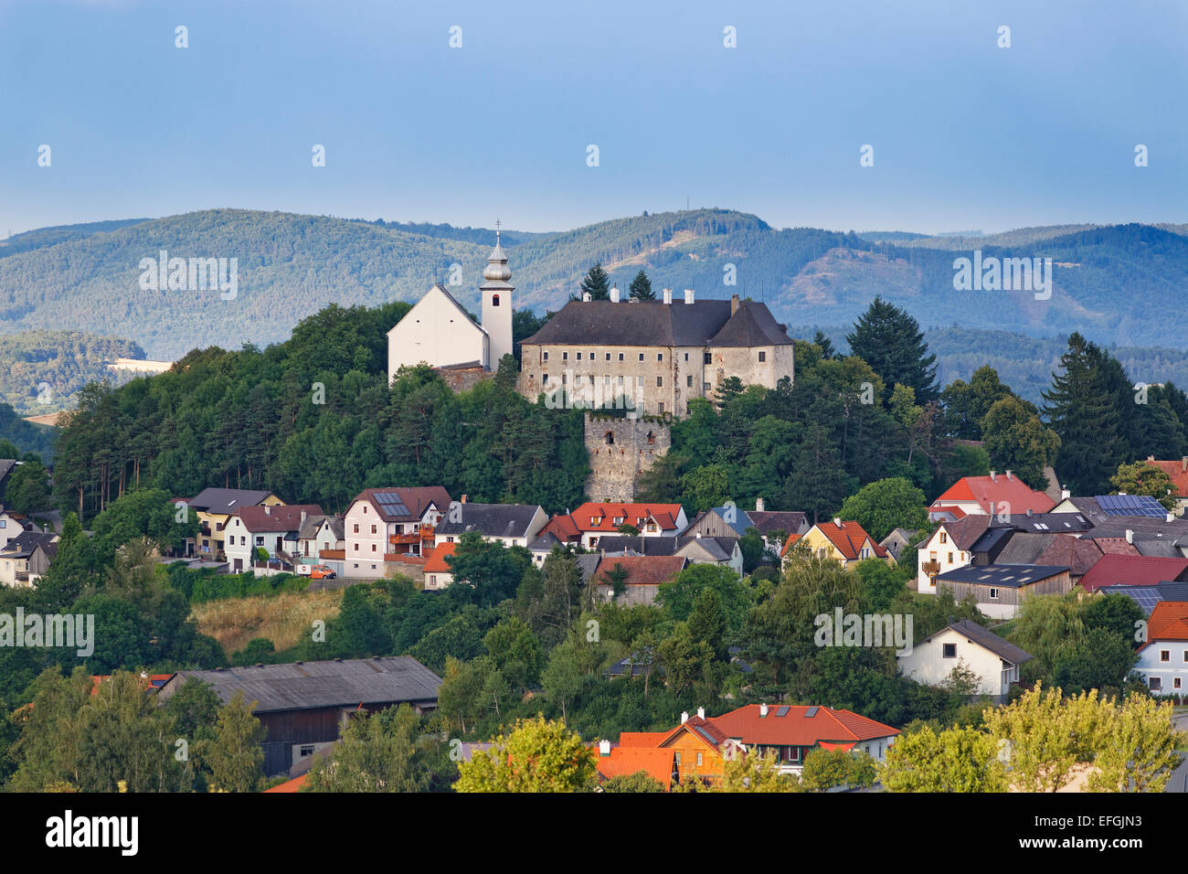 Burg Albrechtsberg, Albrechtsberg an der Großen Krems, Waldviertel, Lower Austria, Austria Stock Photo