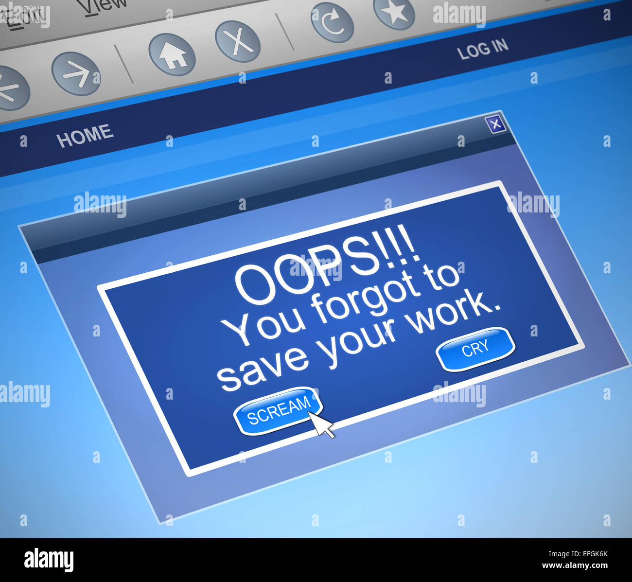 File save concept Stock Photo - Alamy